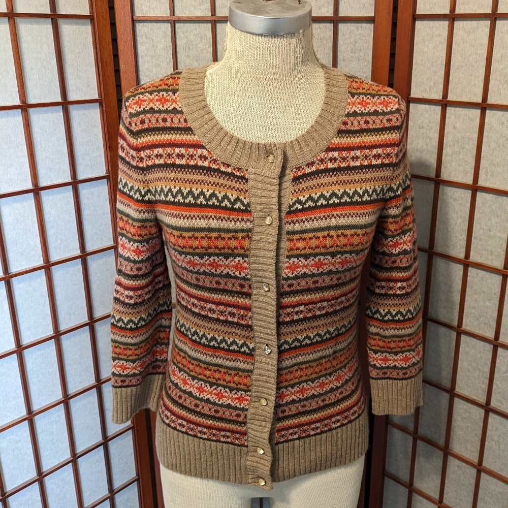 Talbot Fair isle Cardigan